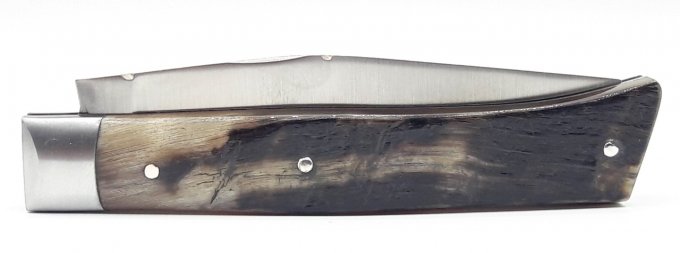L'Alpin du Vercors, croûte de bélier (CBE06) + étui ceinture en cuir