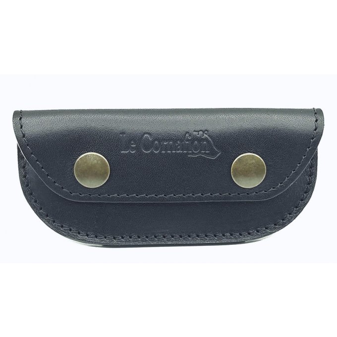 Etui ceinture en cuir "noir" Le Cornafion